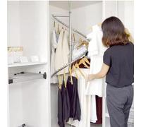 Heavy Duty Spiral Rotating Clothing Rack, Freestanding Stylish Garment Display Rack for Retail Stores, Costumer Clothes nizer, Space-Saving Design