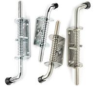Heavy Duty Spring Loaded Bolt Latch Gate Shed Barn Door Trailer (Galvanised Steel 155mm)