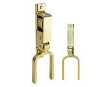 Heavy Duty Spring Loaded Door Latch Metal Quick Latch Lock Secure Outside Door Latch for Farmhouse, Pavilion, Shed, Garage, Backyard, Garden, Barn, Ranch,