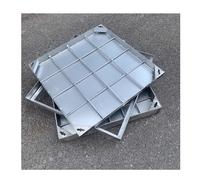 Heavy Duty Square Inspection Cover, Recessed Manhole Covers and Frames, Sewage Basin Covers for Docks Driveway Pavement Sidewalks