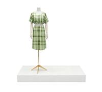 Heavy Duty Square Mannequin Display Pedestal Stand, Event Decor Platform Base,440lbs Load Capacity,for Bridal Shop Retail Showcase,Clothing Store(White,30x30x10cm)