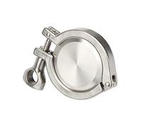 Heavy Duty SS Sanitary Pipe Fittings Kit with Tri Clamp End Cap, Weld Ferrule & Silicone Gasket(25mmx34)