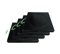 Heavy Duty Stabilizing Crane Outrigger Pad for RV Leveling, 4 Pcs Square Pads for Gravel, Tree Roots, Dirt & Uneven Surfaces, Ideal for Wreckers and Jacking Applications