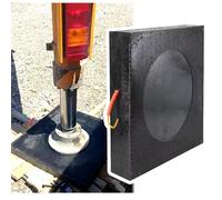 Heavy-Duty Stackable Outrigger Pads for Forklifts, Cranes & Trucks - Unbreakable Stabilizer with Handle, 27.6x27.6x2.4in - Secure Load Support & Easy Handling