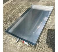 Heavy Duty Stainless Steel AC Drain Pan - Durable Drip Tray for Leak Prevention, Protects Floors - Ideal for Home and Office Use