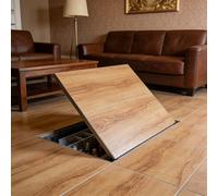 Heavy Duty Stainless Steel Access Panel - Concealed Inspection Hatch for Basement & Cellar Durable 22"x24" Floor Access Cover Secure & Easy Access Solution Ideal for Plumbing & Electrical Ma