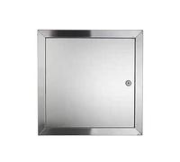 Heavy Duty Stainless Steel Access Panel with Touch Latch Hidden Door Cover for Plumbing & Electrical Custom Sizes for Bathroom Kitchen Laundry Outdoor (300x300mm/11.8x11.8in)