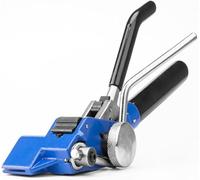Heavy-Duty Stainless Steel Banding Tool, Strapping Tensioner with Ratchet and Cutter for 3/16 to 3/4 Inch Metal Strap, Perfect for Cable Bundling, Pipes, and Signs