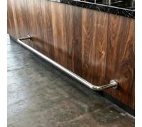 Heavy Duty Stainless Steel Bar Foot Rail Kit