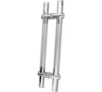 Heavy Duty Stainless Steel Barn Door Handles, Durable Door Push Bar for Exit, Suitable for Interior and Exterior Use, Installation Kit Included