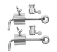 Heavy Duty Stainless Steel BBQ Rotisserie Counterweights - Heat Resistant Balancing Tool for Skewers & Roasting Racks, Essential Grilling Accessories