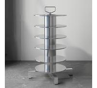 Heavy-Duty Stainless Steel Cable Spool Rack Adjustable Wire Unroller & Dispenser for Electricians Multi-Axle Cable Caddy Durable Wire Reel Spinner for Large Electrical Cables