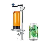Heavy Duty Stainless Steel Can Opener Manual Adjustable Bench Top Tool for Big Tall Cans in Commercial Kitchens Silver 75cm/29.5in