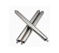 Heavy-Duty Stainless Steel Conveyor Rollers - 3 Pack 25mm Diameter Replacement Rollers for 500x550mm Conveyor Belts Smooth Operation Durable and Reliable