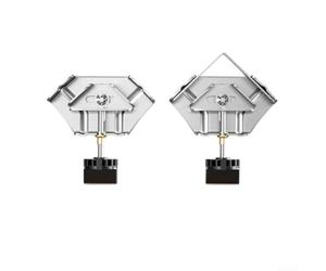 Heavy Duty Stainless Steel Corner Clamps Set 90 Degree Right Angle Alignment Tool For Woodworking Welding Cabinet Making Picture Frames Diy Crafts Silver Color 2 Pieces Open Closed Style Precision(C)