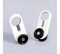 Heavy-Duty Stainless Steel Curtain Track Rollers - 250 Silent Wheels for 20-150 Pieces Easy Install White Ideal for Smooth Sliding Curtains and Drapes.
