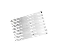 Heavy Duty Stainless Steel Divider Ruler Telescoping Sewing Measuring Tool for Leather Punching and Fabric Cutting Professional Leathercraft Ruler