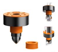 Heavy Duty Stainless Steel Drain Connector For Washing Machines Featuring Block Technology And Quick Install Design To Prevent Backflow And Insect Entry Gray Finish(I)