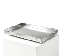 Heavy Duty Stainless Steel Drip Tray for HVAC, Multipurpose Condensate Drain Pan with Hose for Mini Split AC, Workshop, Laundry Area, Balcony Use