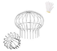 Heavy-Duty Stainless Steel Floor Drain Cover - Gutter Guard & Fine Mesh Sink Strainer for Kitchen, Balcony, Yard Round Net Cover Drainage Floor Line Leak Gutter Cleaning Tool(50mm/2in)