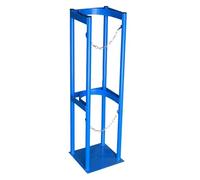 Heavy Duty Stainless Steel Gas Cylinder Rack, Freestanding Storage for Hospital, Laboratory, Clinic, School, Factory, Home Safety Use