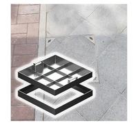 Heavy Duty Stainless Steel Hidden Manhole Cover for Septic Tanks Recessed Inspection Access for Commercial Driveways Industrial & Residential Gardens Customizable Size (18"x18")