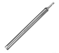 Heavy-Duty Stainless Steel Hollow Socket Wrench with 1/4-Inch Hex Shank for HVAC Ductwork and Ceiling Installation, 200mm to 400mm Extended Length(14x200mm)