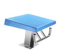 Heavy-Duty Stainless Steel Jump Board, 600lb Capacity 15° Incline Diving Platform for Competition Pools and Water Parks