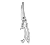 Heavy-Duty Stainless Steel Kitchen Shears, Multi-Functional Ultra-Sharp Poultry Shears, Food-Grade Rust and Corrosion Resistant, Suitable for Bones/Chicken/Fish/Turkey/Vegetables/Barbecuing