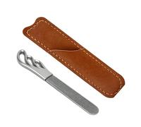 Heavy Duty Stainless Steel Nail File Stainless Steel Manicure | Portable nail file for commuting, daily use, at home, in the spa, salon, when travelling, at