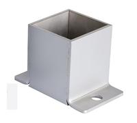 Heavy Duty Stainless Steel Pergola Post Base - Square Post Protector for Fence Anchor, Deck Railing, and Outdoor Structures with Wood Screws and Expansion Bolt