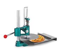 Heavy Duty Stainless Steel Pizza Dough Press Machine, Adjustable Thickness, Dual Plates for Perfect Hand Pies, Meatloaf & Baking - Easy Dough Flattening Tool