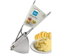 Heavy-Duty Stainless Steel Potato Ricer - Professional Grade Kitchen Tool for Mashed Potatoes, Puree & Mashing Vegetables. Dishwasher Safe & Easy to Use. Great for Professional Chefs & Beginners