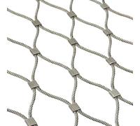 Heavy-Duty Stainless Steel Rope Netting for Safety Protection Garden Metal Mesh Theft-Resistant Boundary Fence Outdoor Security Solution