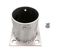 Heavy Duty Stainless Steel Round Post Anchor Base for Decks, Fences, and Pergolas - 1 to 10 Pack Options(1PC 70mm)