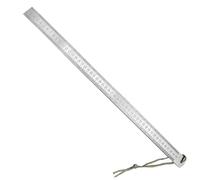 Heavy Duty Stainless Steel Ruler, Straight Edge Metal Ruler, Measuring Tool For Accurate Measuring With 5mm Enhanced Thick Design, Ideal For Students Education And Engineers