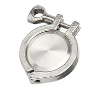 Heavy Duty Stainless Steel Sanitary Pipe Fittings Kit - Tri Clamp End Cap Weld Ferrule with Silicone Gasket(254mmx268)