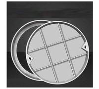 Heavy-Duty Stainless Steel Septic Tank Cover - Round Sealed Lid with Frame for Durable Wastewater Management Solutions