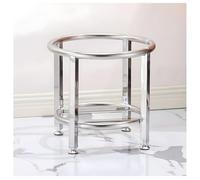 Heavy Duty Stainless Steel Stock Pot Rack - Versatile Round Bracket Organizer for Kitchen, Hotel, and Restaurant Use