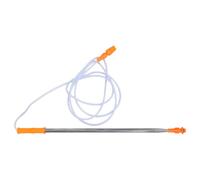 Heavy Duty Stainless Steel Telescoping Spray Wand with Flexible Hose | Ergonomic Anti-slip Handle, Quick Extension and Retraction, Leak-resistant Design, Suitable for Outdoor Fence Line Treatment