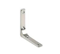 Heavy-Duty Stainless Steel Tripod Bracket - Adjustable Height, Polished Surface, Suitable for Wall Mounted Shelves Hardware Accessories(5inch)