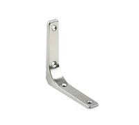 Heavy-Duty Stainless Steel Tripod Bracket - Adjustable Height, Polished Surface, Suitable for Wall Mounted Shelves Hardware Accessories(4inch)