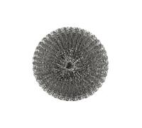 Heavy-Duty Stainless Steel Wool Barbecue Grill Cleaning Scrubber Pads, Replacement Steel Wool Brush Head, 1 Pack