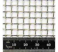Heavy Duty Stainless Steel Woven Wire Mesh Grille | 5 Mesh, 4mm Hole, 1mm Wire (1000 x 1200mm Sheet)