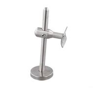 Heavy Duty Stair Handrail Wall Bracket With Adjustable Rod Made From 304 Stainless Steel Enhancing Safety And Stability In Various Locations(curved)