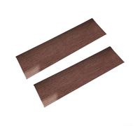 Heavy Duty Stair Treads 2-Pack Rubber Backed(Brown) | Non-slip rubber backing, absorbent polyester for top, prevents slips on wood, 76x20cm size, for beige grey black brown