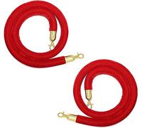 Heavy-Duty Stanchion Queue Barrier Rope - Extra Long for Retail Counters and Crowd Control