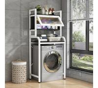 Heavy Duty Stand for Kitchen Coffee Bar Refrigerator, Refrigerator Side Storage Rack Fridge Shelf Organizer Replacement, Microwave Shelf Cabinet