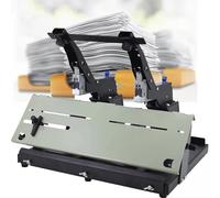 Heavy Duty Stapler, Dual-Purpose Manual and Auto Stapler Machine for Offices and Business, Binding Depth 100mm, Bind 60 Sheets, Flat Saddle Stitching