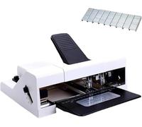 Heavy Duty Stapler, Manual Stapler with Labor-Saving Lever, Center Seam Mode for A3/A4 Paper, 50 Sheet Capacity for Office and Home Use